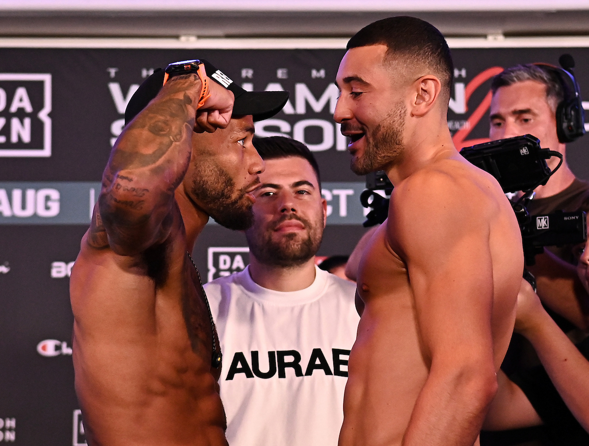 Photo: Fightsatw Troy Williamson et Callum Simpson S'Affrontent pour Les Titres Britanniques